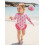(2-3 Years, Pink) Βρεφικό rash guard καρό σχέδιο 7