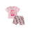 (12-18 Months, Pink) Καλοκαιρινό T-shirt με για κορίτσια 1