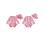(12-18 Months, Pink) Βρεφικό rash guard καρό σχέδιο 2