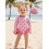(12-18 Months, Pink) Βρεφικό rash guard καρό σχέδιο 10