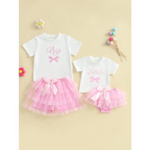 (1-2 Years, Pink) Καλοκαιρινά ρούχα για 2 τεμάχια 2