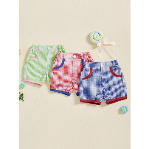 (12-18 Months, Green) Σορτς φερμουάρ για νήπια, casual, μοντέρνα, παραλία, καλοκαίρι 2