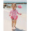 (12-18 Months, Pink) Βρεφικό rash guard καρό σχέδιο 12