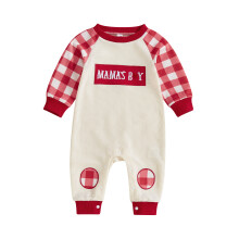(6-12 Months, Red) Felpe e tutine neonati maschi, abbigliamento irlandese, ricamo lettere e trifoglio, maniche lunghe, body primaverili