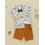 (4-5 Years, Beige) Πασχαλινό σετ για και σορτς. 4