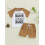 (18-24 Months, Brown) Σετ καλοκαιρινών σορτς μονόχρωμα σορτς 4
