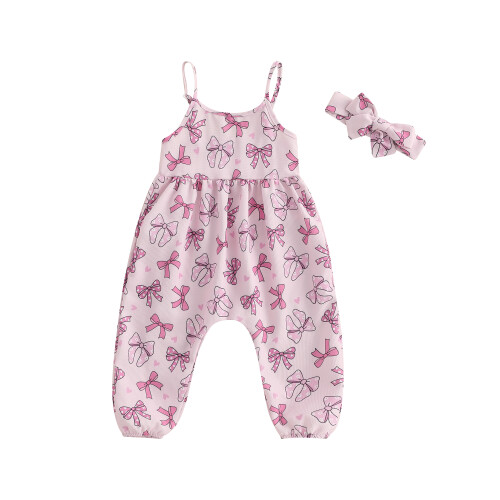 (12-24 Months, Pink) Παιδική φόρμα κοριτσιών Αγίου Βαλεντίνου