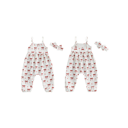 (12-24 Months, White) Παιδική φόρμα κοριτσιών Αγίου Βαλεντίνου 1