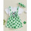 (6-12 Months, Green) Completo da bambina 3 pezzi. 5