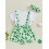 (12-1 Months, Light Green) Completo da bambina 3 pezzi. 6