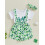(12-1 Months, Light Green) Completo da bambina 3 pezzi. 5