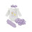 (6-12 Months, Ivory) Conjunto de Páscoa de Primavera 1