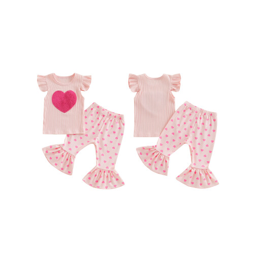 (3-4 Years, Pink) Completo San Valentino 2 pezzi. 1