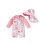 (12-18 Months, Pink) Σετ μαγιό 2 στρογγυλή λαιμόκοψη. 1
