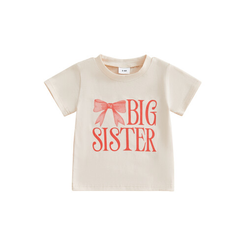 (2-3 Years, Khaki) Παιδικό Καλοκαιρινό T-shirt Στρογγυλή Λαιμόκοψη