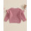 (9-12 Months, Dark Pink) Kleinkind Mädchen Frühlingsstrickpullover Langarm Rundhals Einfarbig Pullover Strickwaren 4