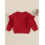 (3-6 Months, Red) Kleinkind Mädchen Frühlingsstrickpullover Langarm Rundhals Einfarbig Pullover Strickwaren 4