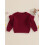 (6-9 Months, Wine Red) Kleinkind Mädchen Frühlingsstrickpullover Langarm Rundhals Einfarbig Pullover Strickwaren 3