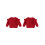 (3-6 Months, Red) Kleinkind Mädchen Frühlingsstrickpullover Langarm Rundhals Einfarbig Pullover Strickwaren 2