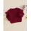 (6-9 Months, Wine Red) Kleinkind Mädchen Frühlingsstrickpullover Langarm Rundhals Einfarbig Pullover Strickwaren 4