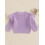 (3-6 Months, Purple) Kleinkind Mädchen Frühlingsstrickpullover Langarm Rundhals Einfarbig Pullover Strickwaren 5