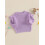 (3-6 Months, Purple) Kleinkind Mädchen Frühlingsstrickpullover Langarm Rundhals Einfarbig Pullover Strickwaren 4