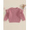 (9-12 Months, Dark Pink) Kleinkind Mädchen Frühlingsstrickpullover Langarm Rundhals Einfarbig Pullover Strickwaren 3