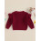 (6-9 Months, Wine Red) Kleinkind Mädchen Frühlingsstrickpullover Langarm Rundhals Einfarbig Pullover Strickwaren 5