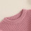(4-5 Years, Dark Pink) Πλεκτό Πουλόβερ για λαιμόκοψη, μονόχρωμο 7