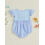 (3-6 Months, Sky Blue) Βρεφική φόρμα με σχέδιο καρό και φιόγκο για μωρά για κορίτσια 5