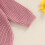 (4-5 Years, Dark Pink) Πλεκτό Πουλόβερ για λαιμόκοψη, μονόχρωμο 8