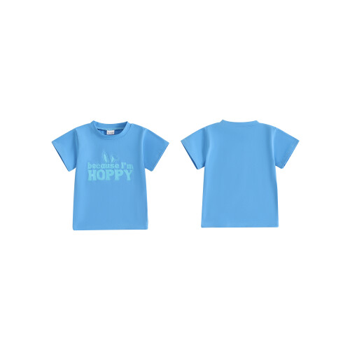(2-3 Years, Blue) Camiseta infantil de e meninas. 1