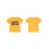 (4-5 Years, Yellow) Camiseta infantil de e meninas. 2