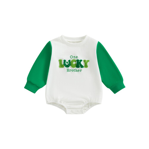 (12-18 Months, Green) Κορμάκι με μακριά μωρά αγόρια