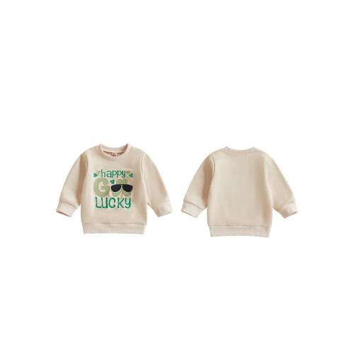 (18-24 Months, Beige) Φούτερ για αγόρια στρογγυλή λαιμόκοψη 1