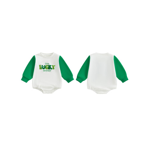 (12-18 Months, Green) Κορμάκι με μακριά μωρά αγόρια 1