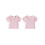 (6-12 Months, Pink) Καλοκαιρινό γλυκό μπλουζάκι κούκλας, casual 2