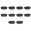 500 x Black Plastic Waterproof Connector PG11 5-10mm Diameter Cable Gland 1