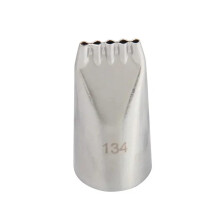 5pcs Stainless Steel Grass Cake Decorating Tips Set for Cupcake and Pastry Piping Nozzles