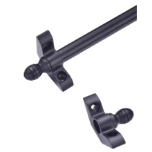 Adjustable Stair Carpet Rods with Brackets, Polished Brass Finish, 100cm Length for Home and Theater