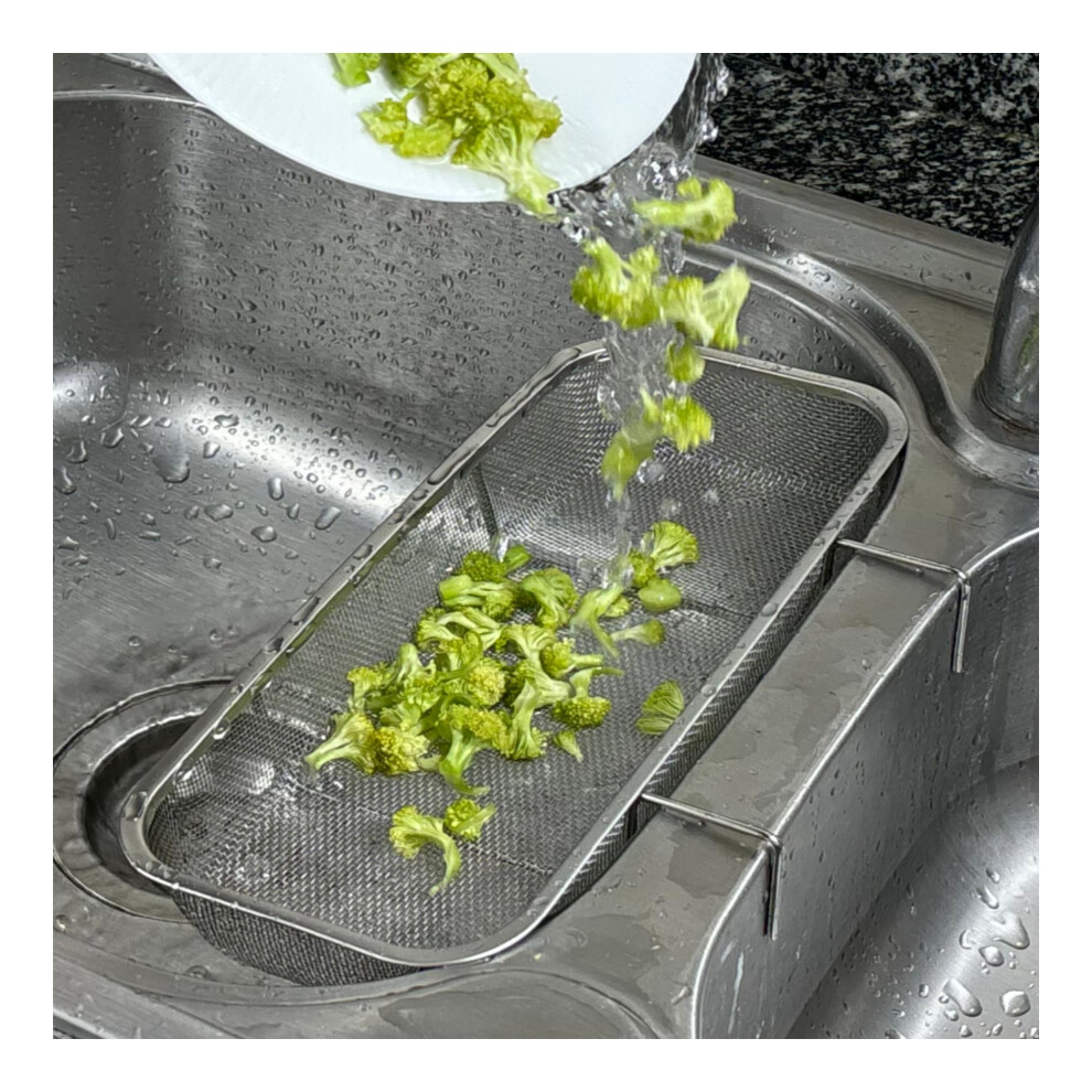 Hanging Stainless Steel Sink Strainer Basket For Kitchen Drain, Large Capacity Clog Filter 9771547194521