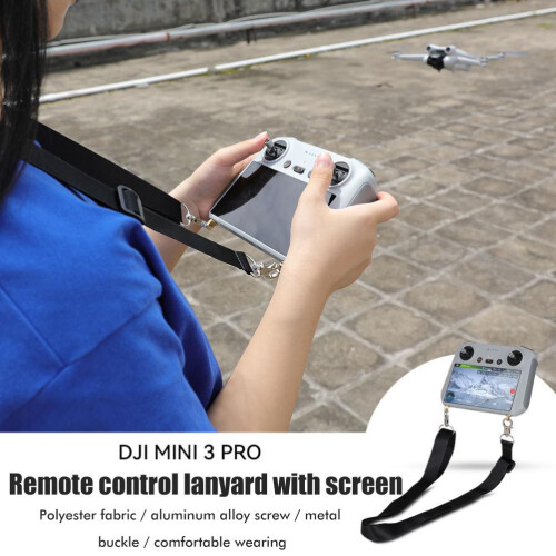 Adjustable Nylon Lanyard for Mini 3 Pro Drone Remote Security Strap 2