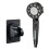 Pressure Filter Shower Head with 4 Spray Modes, OneButton Flow Control, Water Saving Design 1