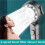 Pressure Filter Shower Head with 4 Spray Modes, OneButton Flow Control, Water Saving Design 3