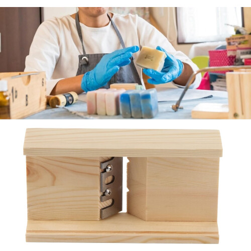 Soap Cutter Wooden Bevel Planer for Handmade Soap with Sharp Blade and Smooth Precise Cuts 1