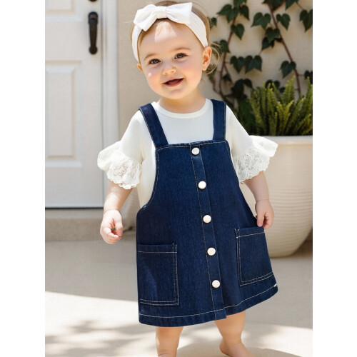 (6-12 Months, Blue) Καλοκαιρινά ρούχα για ριμπ φόρεμα 2