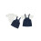 (18-24 Months, Blue) Completo estivo per 2 pezzi). 2