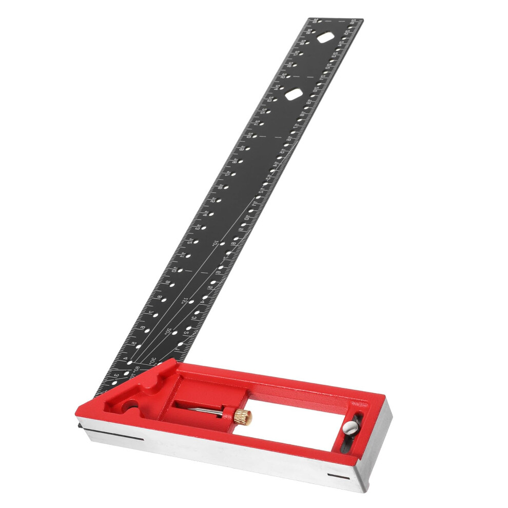 Woodworking Angle Ruler Aluminum Alloy Protractor With Sliding Design For Precision Carpentry 9169991215976