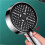 Pressure Shower Head 3 Spray Modes Adjustable Water Saving for Bathroom Black 5