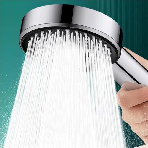 Pressure Shower Head 3 Spray Modes Adjustable Water Saving for Bathroom Black 2